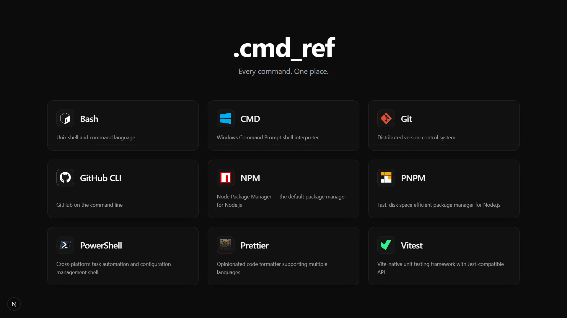 Command Ref preview